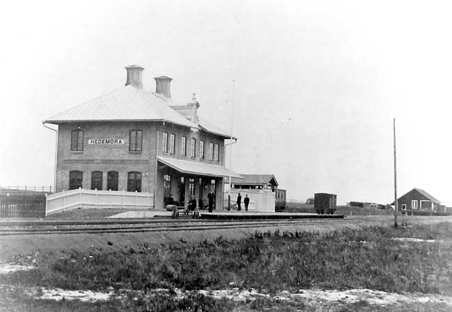 Södra Dalarnas Järnväg, SDJ, Hedemora station 1881