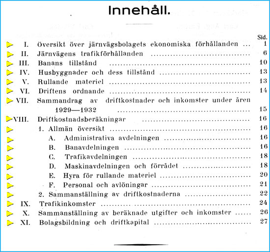 Innehllsfrteckning Utredning om trafikering av ml - rjngs Jrnvg