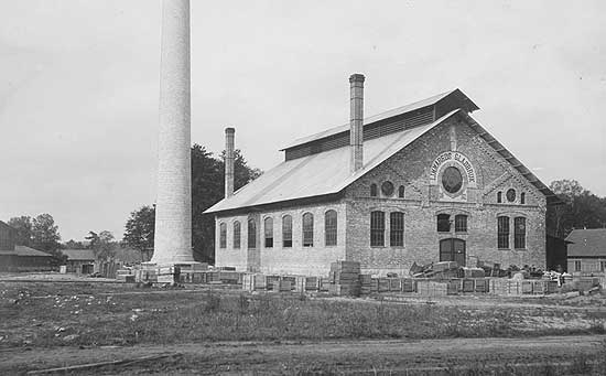 Limmareds glassworks year 1903