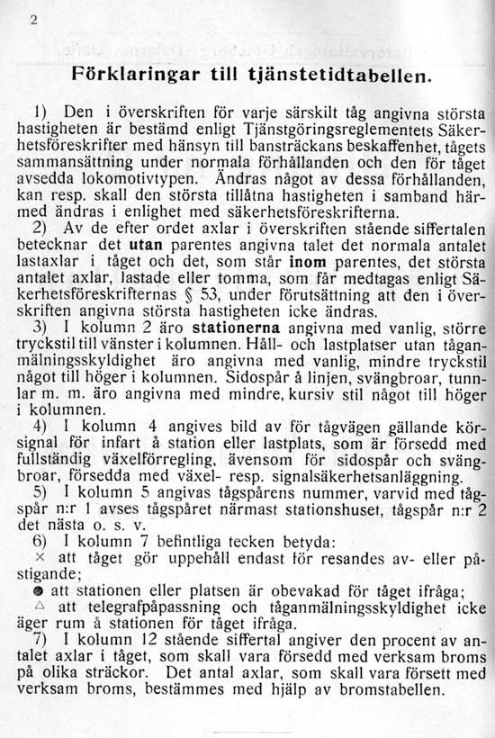 Bihang till DVVJ Tjnstetidtabell gllande frn 1 mars 1928