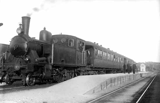 LyJ engine No. 1 at Munkedal station