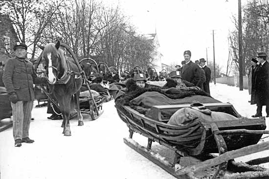 Invalidtransport vintertid.