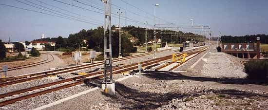 The new station at Söderhamn