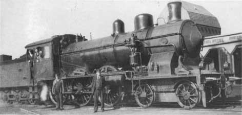 UGJ engine No. 24 at Uppsala late 1920