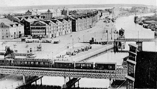 Bridge over Gavleån year 1915