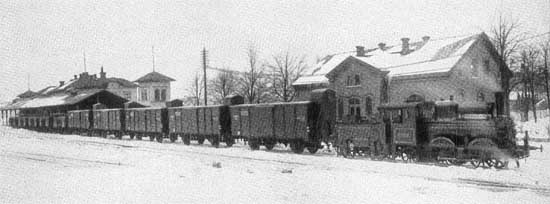 UWHJ engine No 2 at Vänersborg year 1925