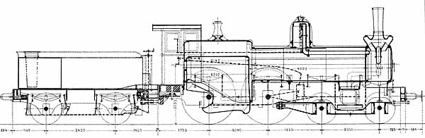 Drawing SJ engine class Cb