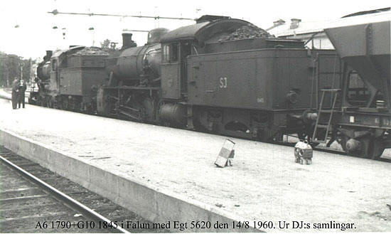 SJ a 1760 och G10 1845 i Falun