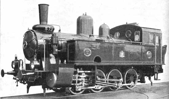 SJ steamengine class N 575