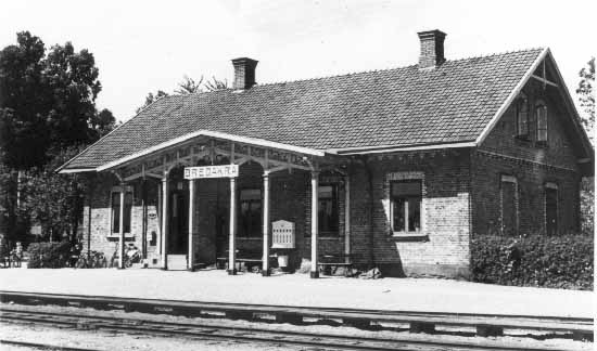 Bredåkra station. Föreningsstation med Blekinge Kustbanor, BKB