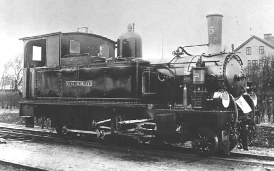 FJ engine No 5 "WESTERGTLAND" year 1927