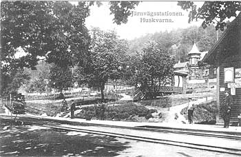 Huskvarna omkring 1910.