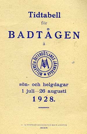 Tidtabell fr badtgen p MJ 1928