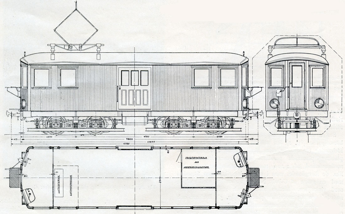 Ritning p MJ elektriska lok 1-4